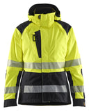 Blaklader High Vis jassen 44361987 shell HiVis waterdicht dames fluo geel-zwart(3399)