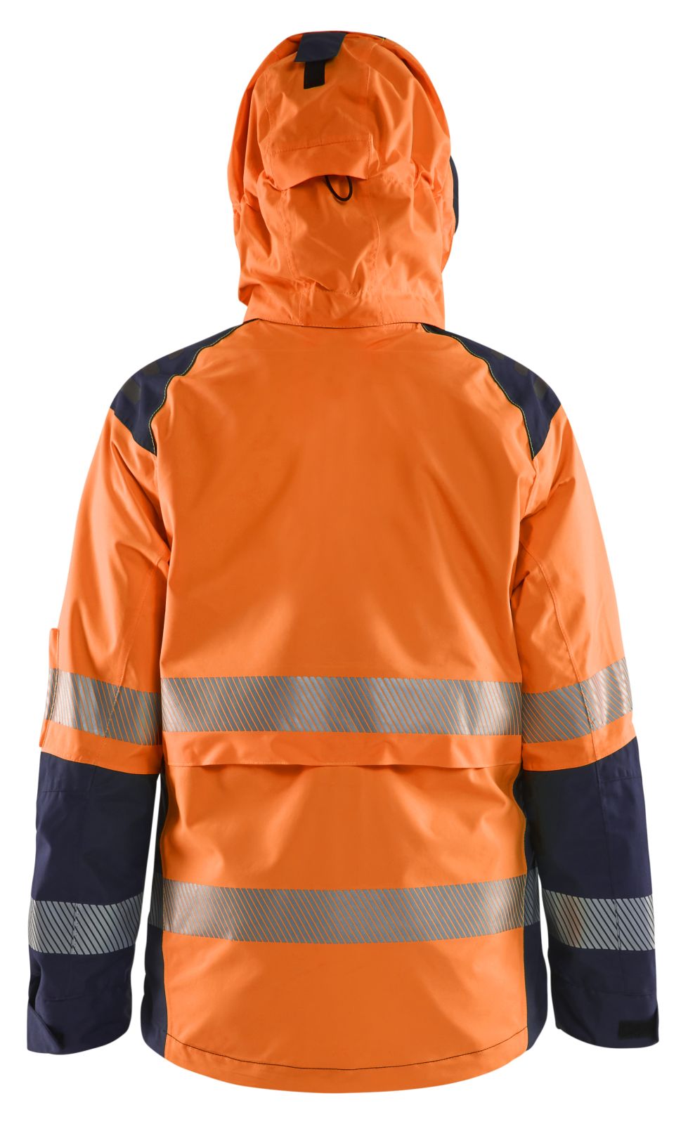 Blaklader High Vis jassen 44361987 shell HiVis waterdicht dames fluo oranje-marineblauw(5389)