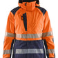 Blaklader High Vis jassen 44361987 shell HiVis waterdicht dames fluo oranje-marineblauw(5389)