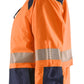 Blaklader High Vis jassen 44361987 shell HiVis waterdicht dames fluo oranje-marineblauw(5389)