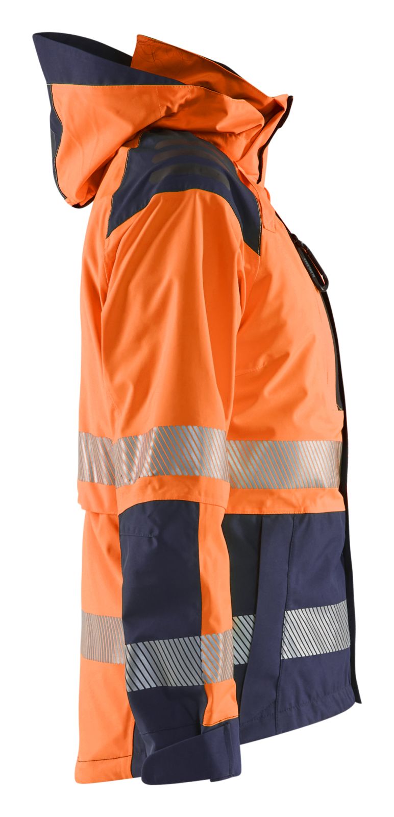 Blaklader High Vis jassen 44361987 shell HiVis waterdicht dames fluo oranje-marineblauw(5389)