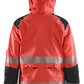 Blaklader High Vis jassen 44361987 shell HiVis waterdicht dames fluo rood-zwart(5599)