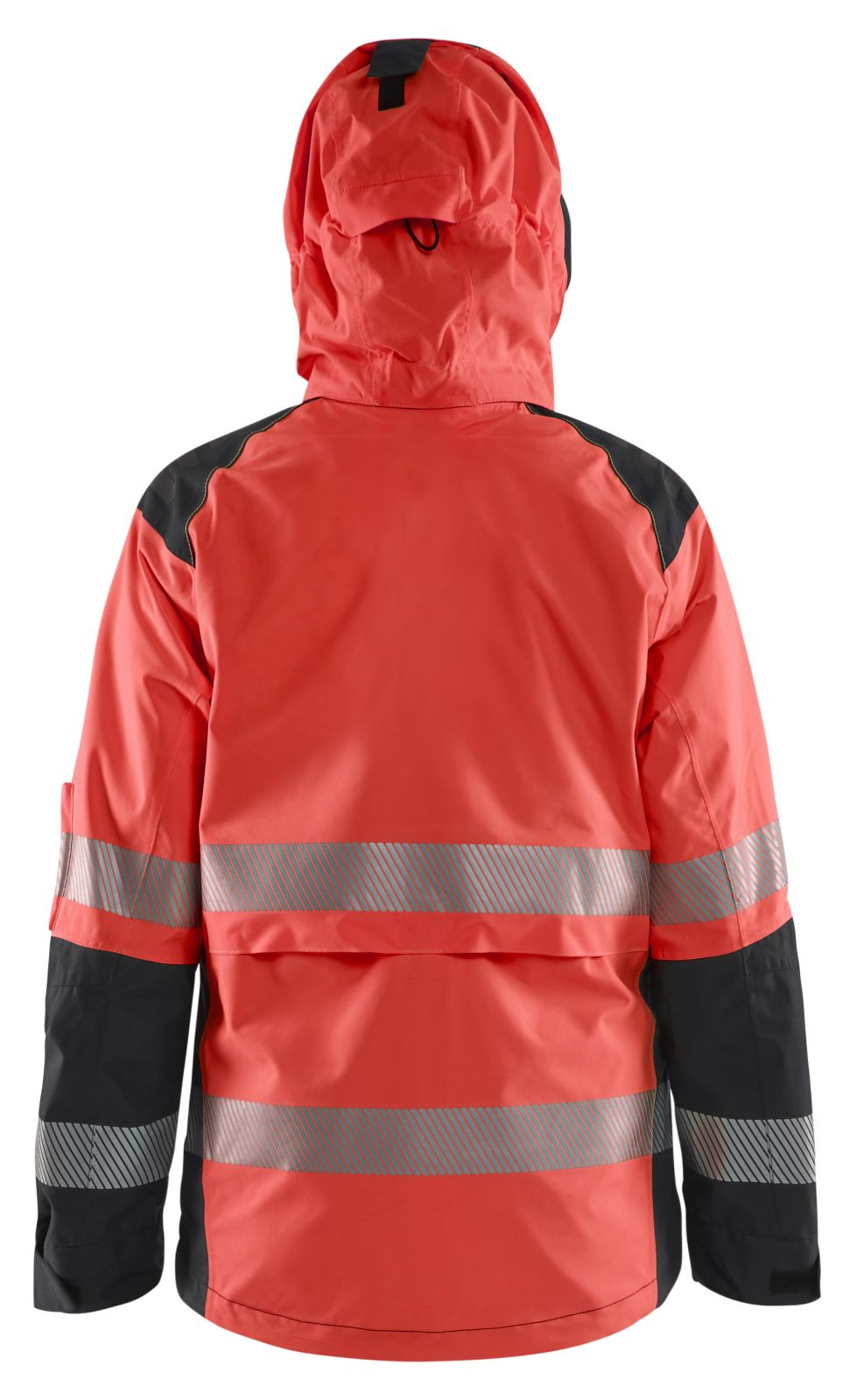 Blaklader High Vis jassen 44361987 shell HiVis waterdicht dames fluo rood-zwart(5599)