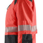 Blaklader High Vis jassen 44361987 shell HiVis waterdicht dames fluo rood-zwart(5599)