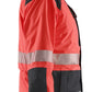 Blaklader High Vis jassen 44361987 shell HiVis waterdicht dames fluo rood-zwart(5599)