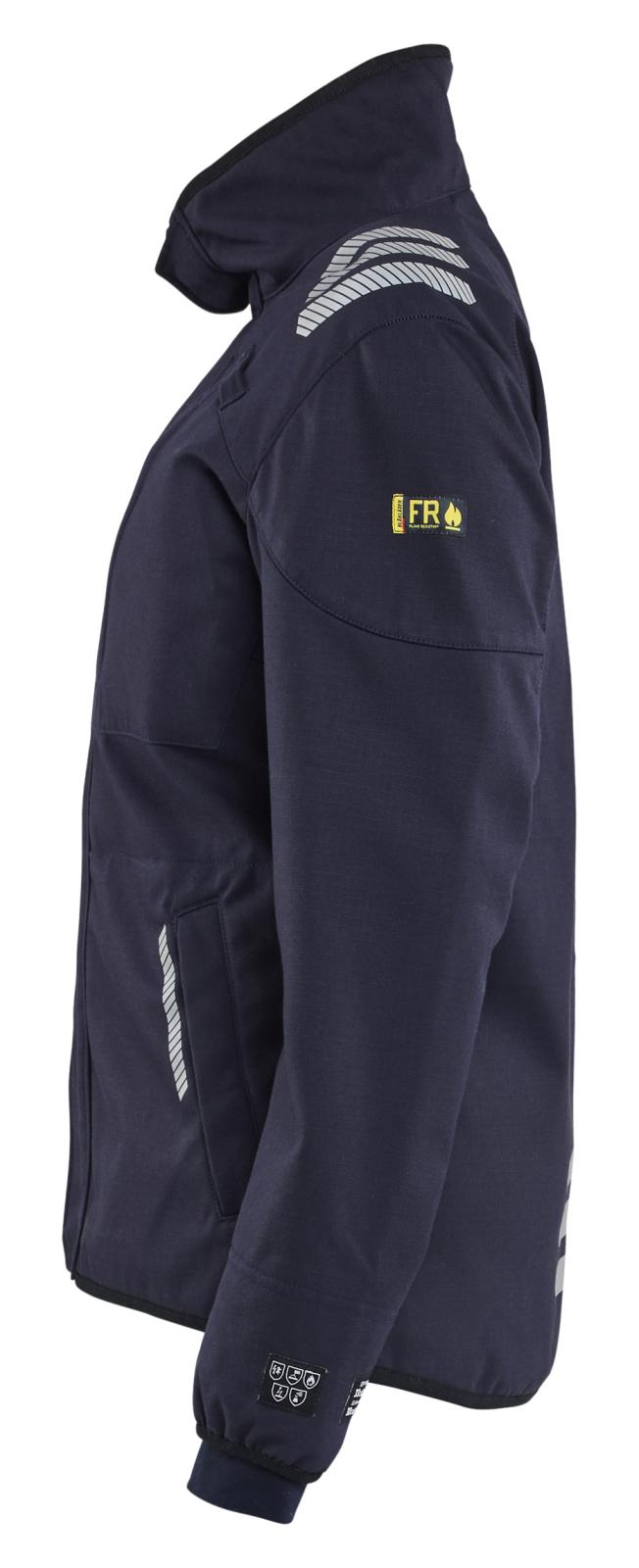 Blaklader Vlamvertragend Dames Multinorm Jack 44421560 Softshell inherent marineblauw(8900)