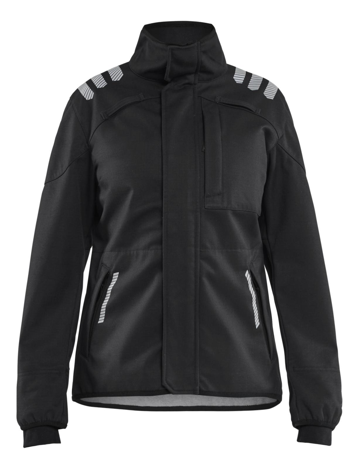 Blaklader Vlamvertragend Dames Multinorm Jack 44421560 Softshell inherent zwart(9900)
