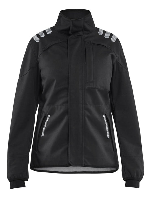 Blaklader Vlamvertragend Dames Multinorm Jack 44421560 Softshell inherent zwart(9900)