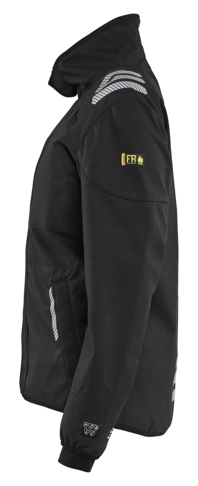 Blaklader Vlamvertragend Dames Multinorm Jack 44421560 Softshell inherent zwart(9900)