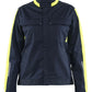 Blaklader Industrie Dames Jack 44431832 stretch donker marineblauw-fluo geel(8633)