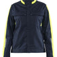 Blaklader Industrie Dames Jack 44431832 stretch donker marineblauw-fluo geel(8633)