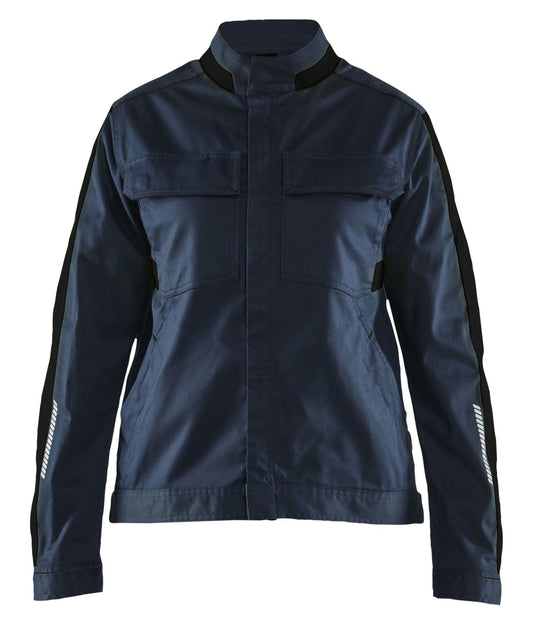 Blaklader Industrie Dames Jack 44431832 stretch donker marineblauw-zwart(8699)