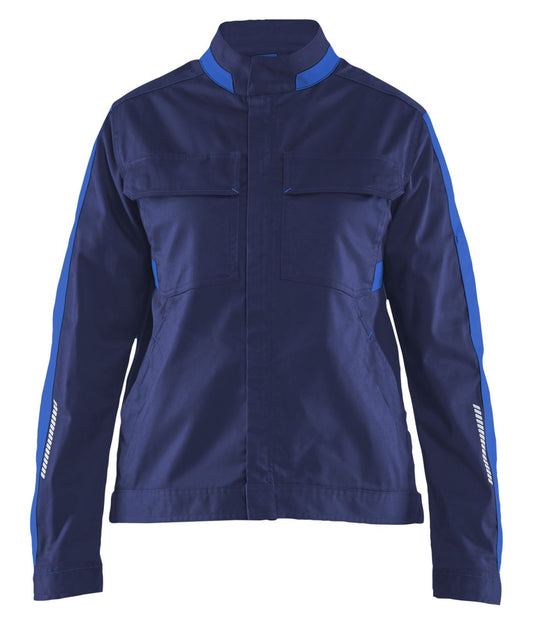 Blaklader Industrie Dames Jack 44431832 stretch marineblauw-korenblauw(8985)