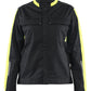 Blaklader Industrie Dames Jack 44431832 stretch zwart-fluo geel(9933)