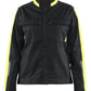 Blaklader Industrie Dames Jack 44431832 stretch zwart-fluo geel(9933)