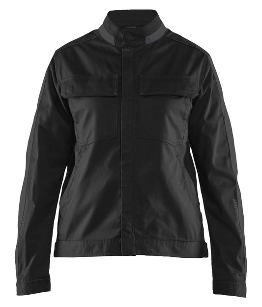 Blaklader Industrie Dames Jack 44431832 stretch zwart-donkergrijs(9998)