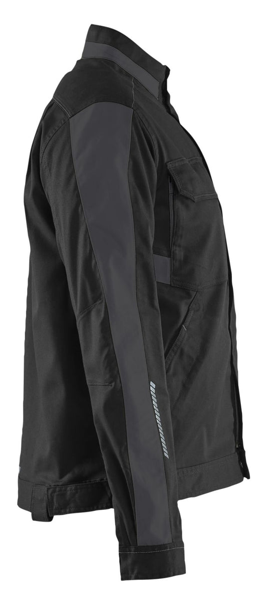 Blaklader Industrie Dames Jack 44431832 stretch zwart-donkergrijs(9998)