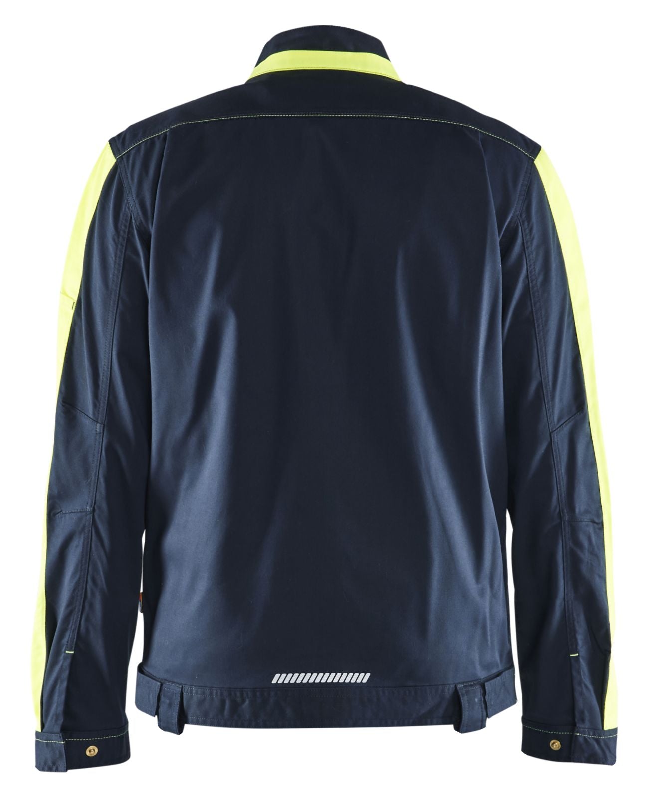 Blaklader Industrie jassen 44441832 stretch HiVis donker marineblauw-fluo geel(8633)
