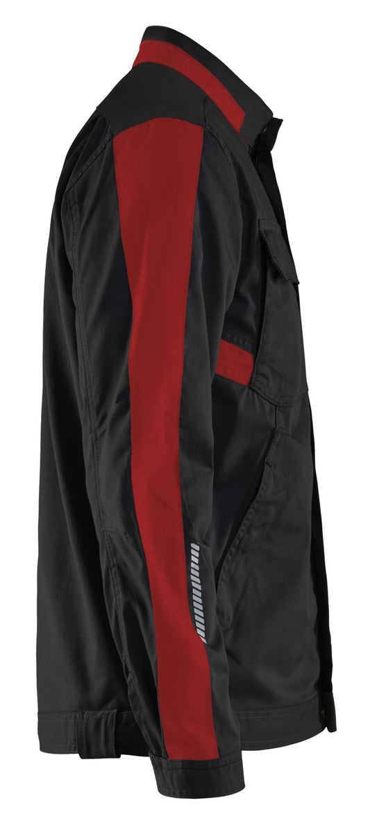 Blaklader Jassen 44441832 zwart-rood(9956)