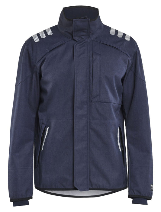 Blaklader Vlamvertragend APC 2 Multinorm Jack 44471560 softshell Inherent vlamwerend antistatisch marineblauw(8900)