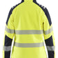 Blaklader Vlamvertragend Multinorm Dames Jack 44481560 softshell vlamwerend antistatisch chemische spatten fluo geel-marineblauw(3389)