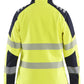 Blaklader Vlamvertragend Multinorm Dames Jack 44481560 softshell vlamwerend antistatisch chemische spatten fluo geel-marineblauw(3389)