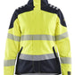 Blaklader Vlamvertragend Multinorm Dames Jack 44481560 softshell vlamwerend antistatisch chemische spatten fluo geel-marineblauw(3389)
