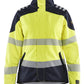 Blaklader Vlamvertragend Multinorm Dames Jack 44481560 softshell vlamwerend antistatisch chemische spatten fluo geel-marineblauw(3389)
