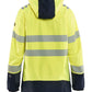 Blaklader Vlamvertragend Multinorm Dames jack 44491532 shell vlamwerend antistatisch waterdicht fluo geel-marineblauw(3389)