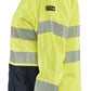 Blaklader Vlamvertragend Multinorm Dames jack 44491532 shell vlamwerend antistatisch waterdicht fluo geel-marineblauw(3389)