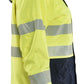 Blaklader Vlamvertragend Multinorm Dames jack 44491532 shell vlamwerend antistatisch waterdicht fluo geel-marineblauw(3389)