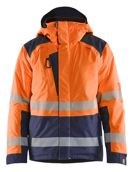 Blaklader High Vis jassen 44551987 winter HiVis fluo oranje-marineblauw(5389)