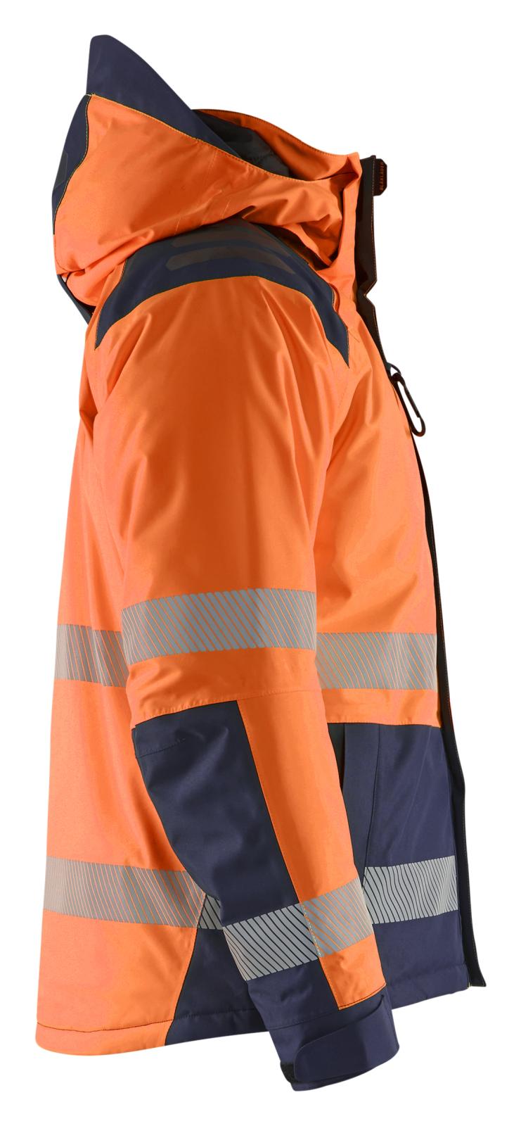 Blaklader High Vis jassen 44551987 winter HiVis fluo oranje-marineblauw(5389)
