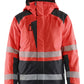 Blaklader High Vis jassen 44551987 winter HiVis fluo rood-zwart(5599)