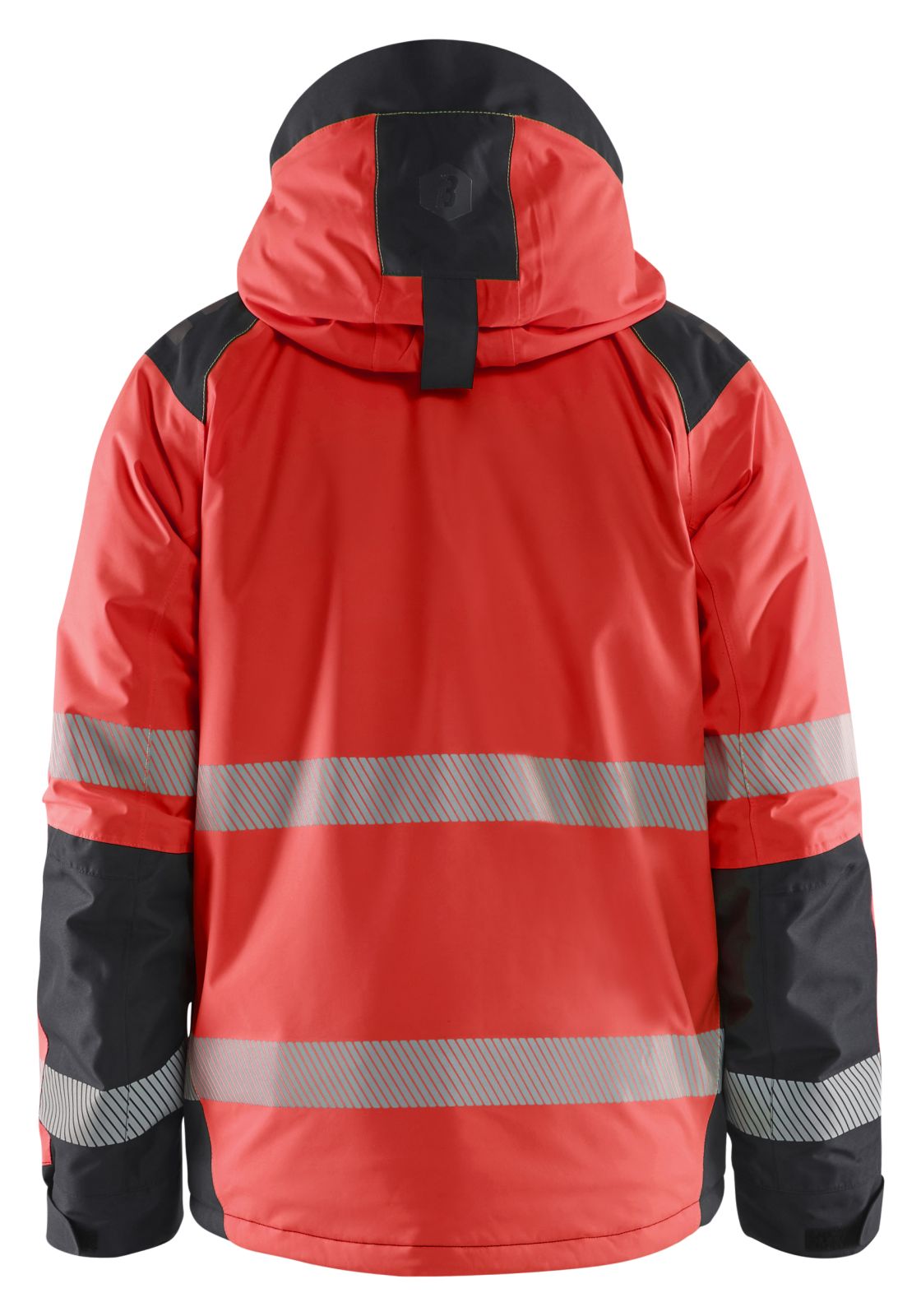 Blaklader High Vis jassen 44551987 winter HiVis fluo rood-zwart(5599)