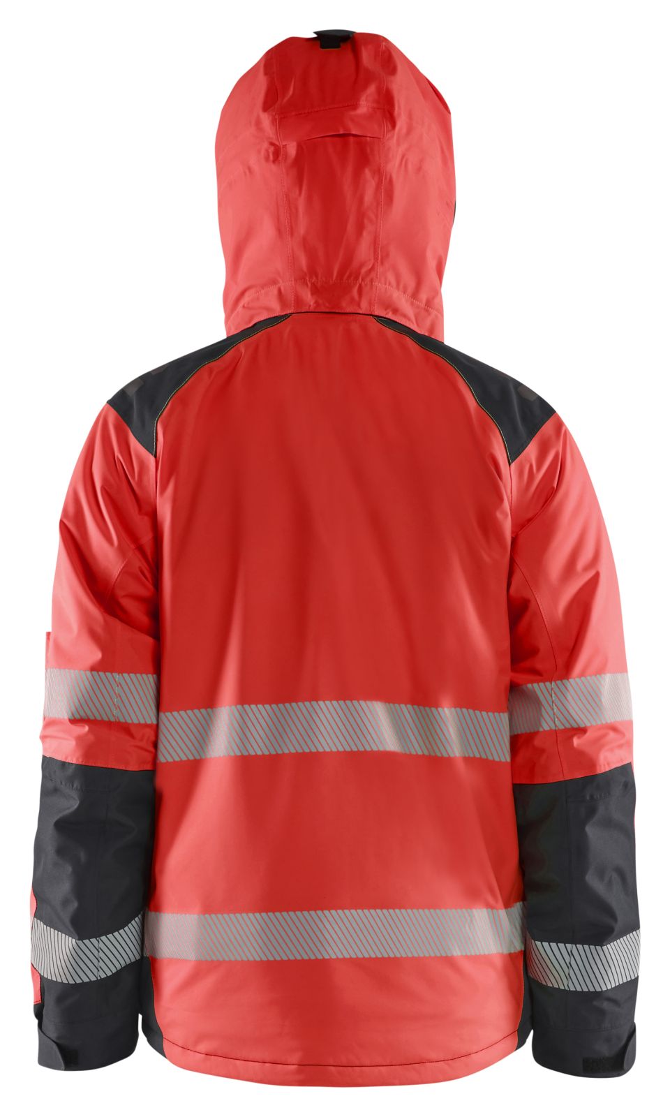 Blaklader High Vis jassen 44551987 winter HiVis fluo rood-zwart(5599)