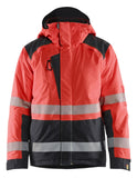 Blaklader High Vis jassen 44551987 winter HiVis fluo rood-zwart(5599)