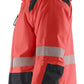 Blaklader High Vis jassen 44551987 winter HiVis fluo rood-zwart(5599)