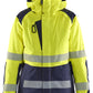 Blaklader High Vis jassen 44561987 winter HiVis waterdicht dames fluo geel-marineblauw(3389)