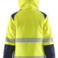 Blaklader High Vis jassen 44561987 winter HiVis waterdicht dames fluo geel-marineblauw(3389)