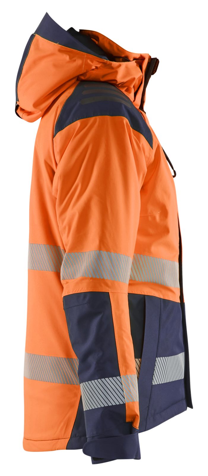 Blaklader High Vis jassen 44561987 winter HiVis waterdicht dames fluo oranje-marineblauw(5389)