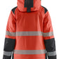 Blaklader High Vis jassen 44561987 winter HiVis waterdicht dames fluo rood-zwart(5599)