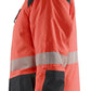 Blaklader High Vis jassen 44561987 winter HiVis waterdicht dames fluo rood-zwart(5599)