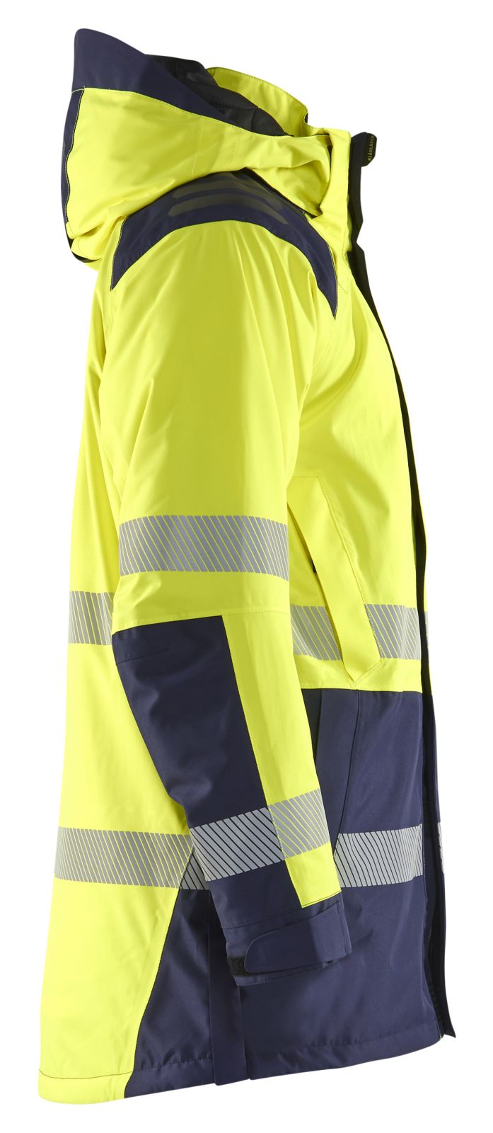 Blaklader High Vis jassen 44571987 winter HiVis waterdicht fluo geel-marineblauw(3389)