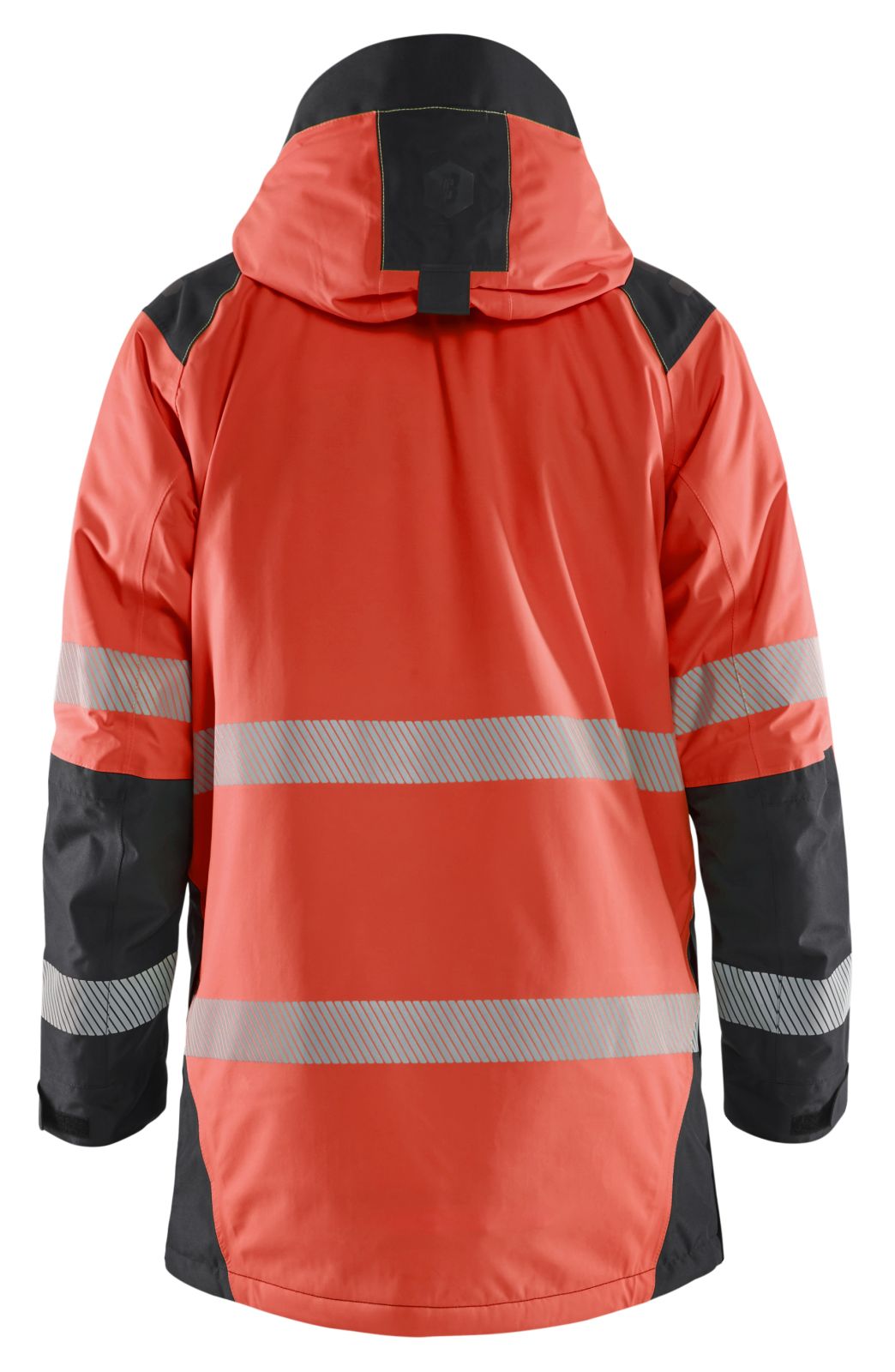 Blaklader High Vis jassen 44571987 winter HiVis waterdicht fluo rood-zwart(5599)