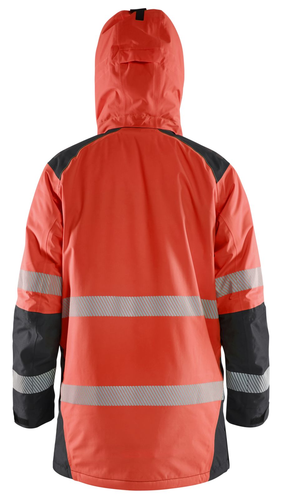 Blaklader High Vis jassen 44571987 winter HiVis waterdicht fluo rood-zwart(5599)