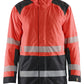 Blaklader High Vis jassen 44571987 winter HiVis waterdicht fluo rood-zwart(5599)