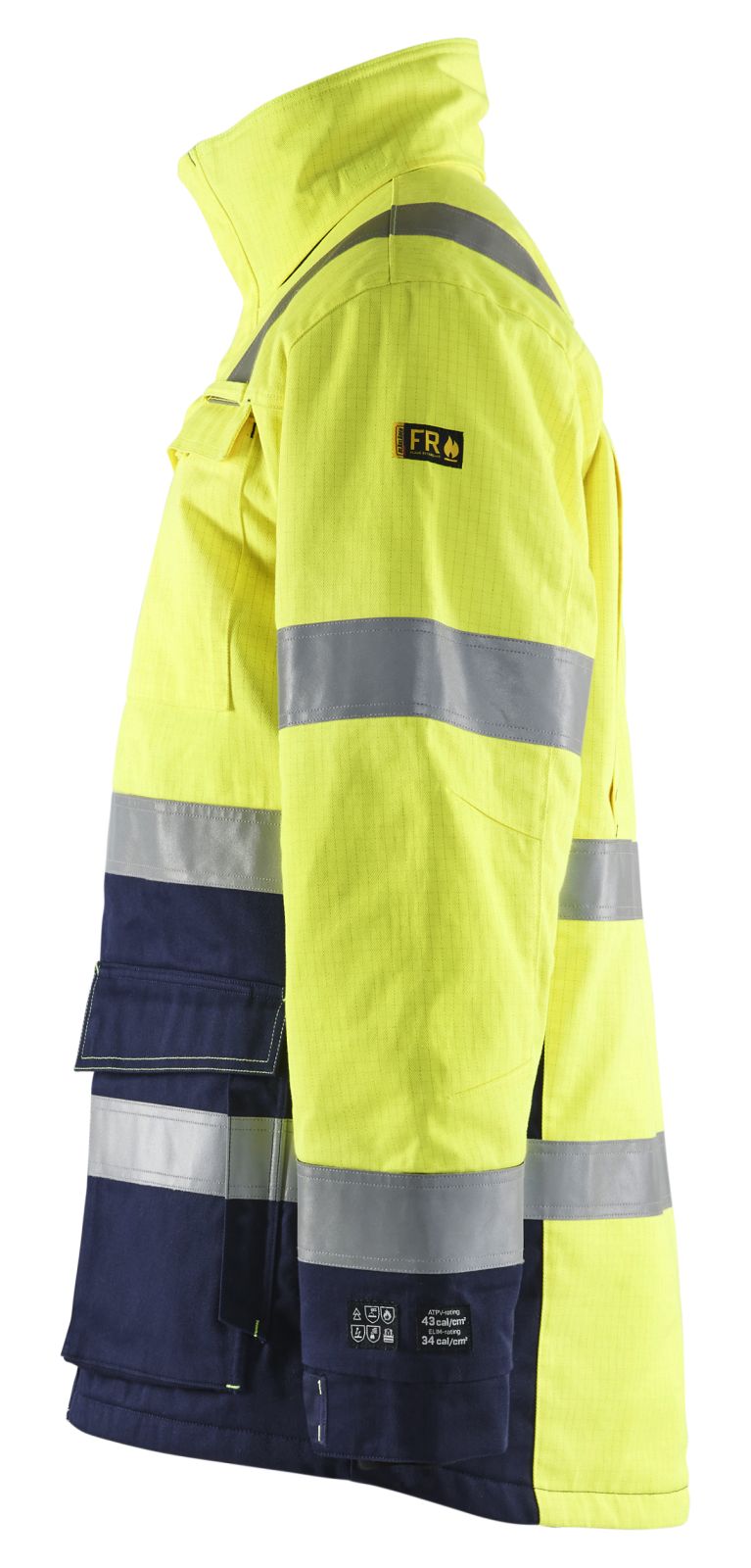 Blaklader jassen 44671514 fluo geel-marineblauw(3389)