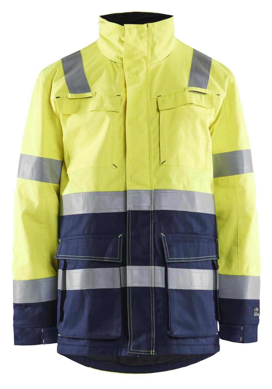 Blaklader jassen 44671514 fluo geel-marineblauw(3389)