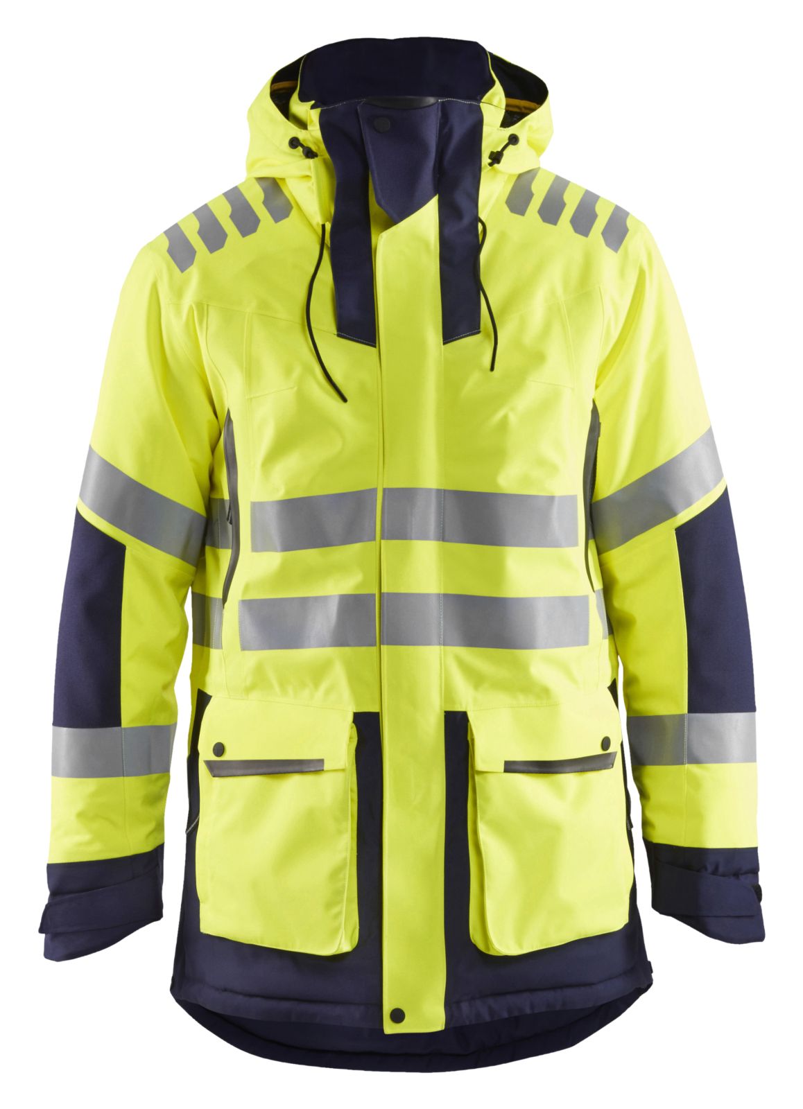 Blaklader Jassen 44691921 HiVis fluo geel-marineblauw(3389)